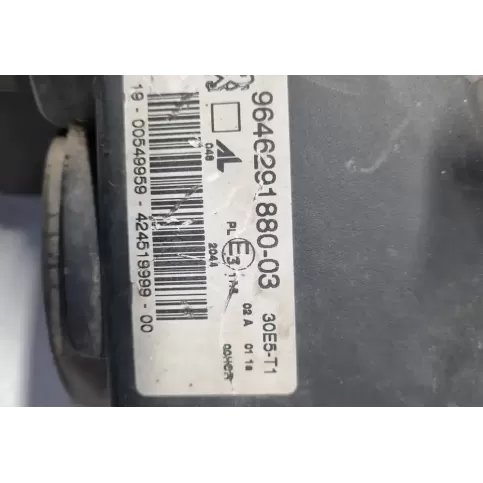 9646291880 фара передняя Peugeot 307 2003