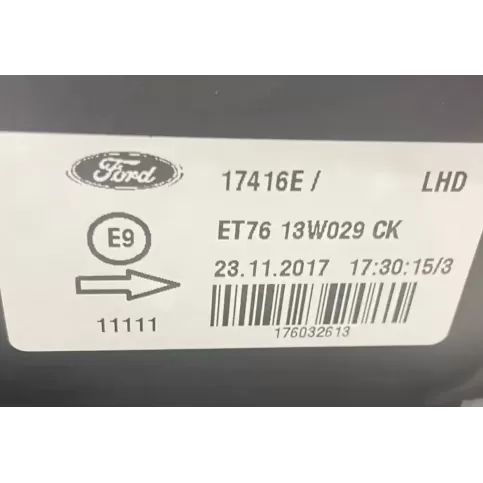 ET7613W029CK фара передняя Ford Courier 2016
