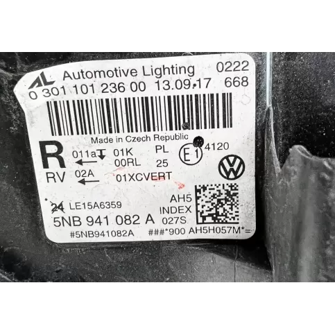 030110123600 фара передня Volkswagen Tiguan Allspace 2017