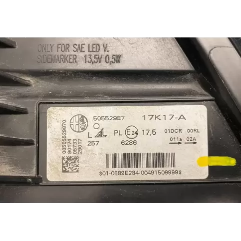 50552987 фара передня Alfa Romeo Stelvio 2019