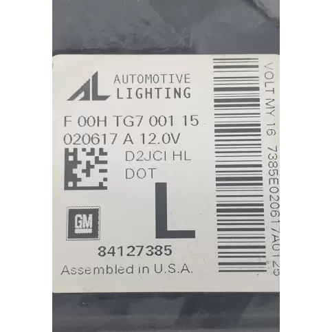 84127385 фара передняя Chevrolet Volt II 2017