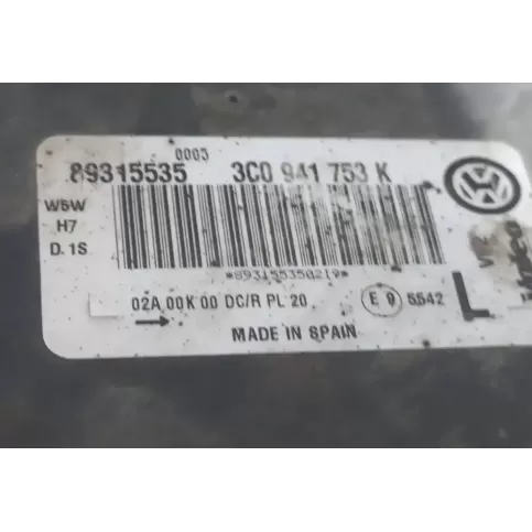 893155350219 фара передняя Volkswagen PASSAT B6 2005