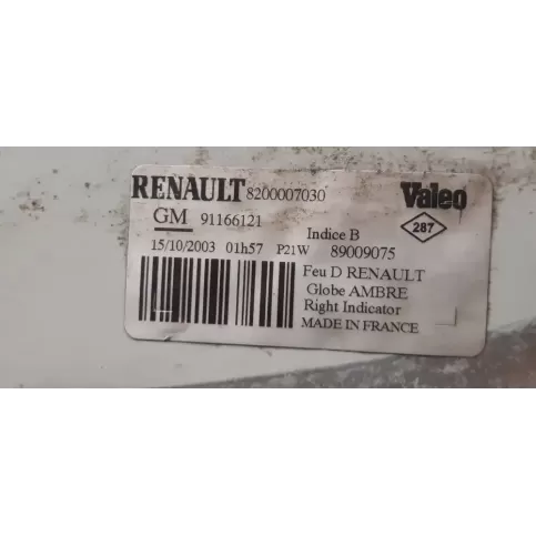 91165720 фара передня Renault Trafic II (X83) 2005