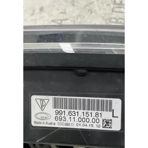 99163115181 фара передняя Porsche 911 991 2017