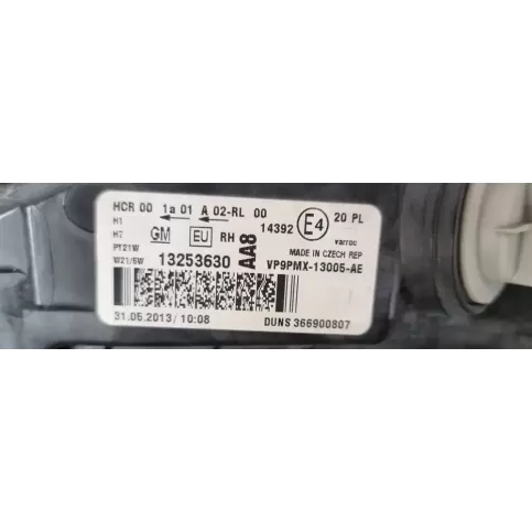 VP9PMX13005AE фара передняя Opel Meriva B 2012