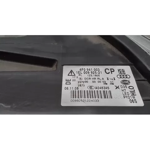 00992521224033 фара передняя Audi A6 S6 C6 4F 2008