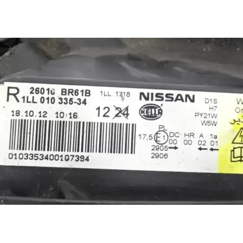 0103353400107394 фара передняя Nissan Qashqai 2012