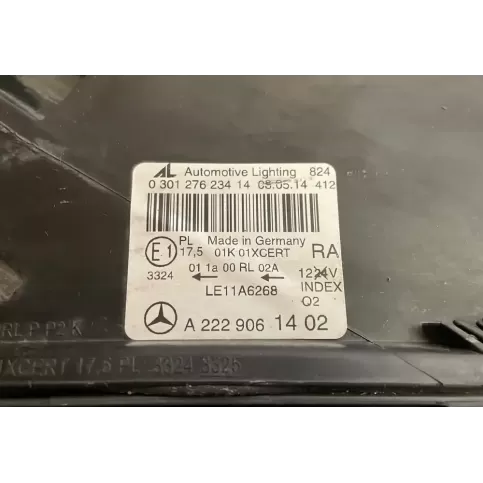 030127623414 фара передняя Mercedes-Benz S W222 2015