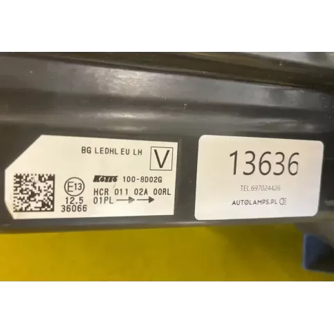13636 фара передняя Nissan Qashqai J12 2021