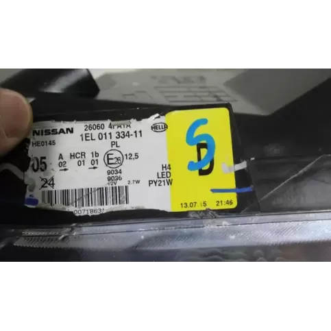 1EL01133411 фара передняя Nissan e-NV200 2013
