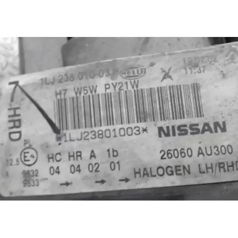26060AU300 фара передняя Nissan Primera 2005