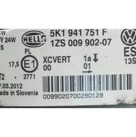 5K1941751F фара передня Volkswagen Golf VI 2011
