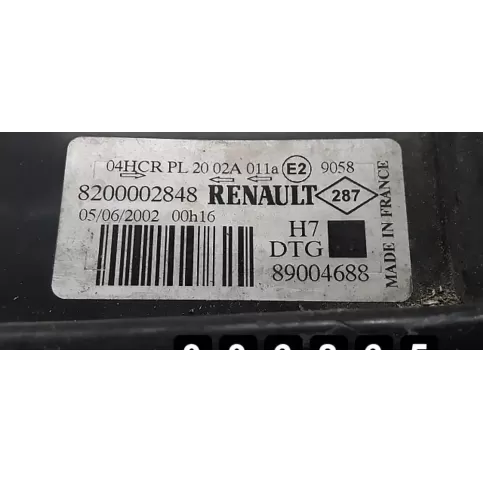 89004688 фара передняя Renault Laguna II 2002
