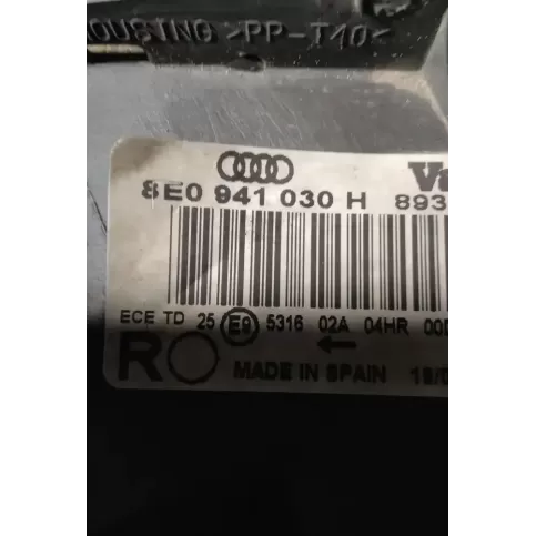 8930916 фара передня Audi A4 S4 B6 8E 8H 2001