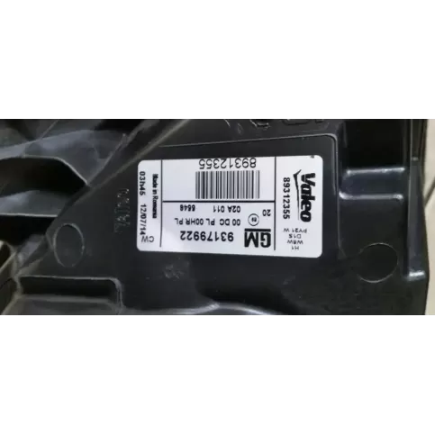 89312355 фара передня Opel Vectra C 2008