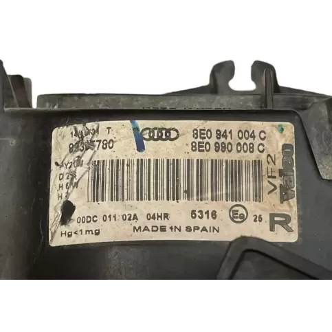 8E0990008C фара передняя Audi A4 S4 B6 8E 8H 2003