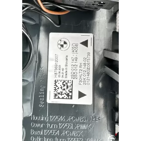 2SD012147 фара задня BMW 3 F30 F35 F31 2017