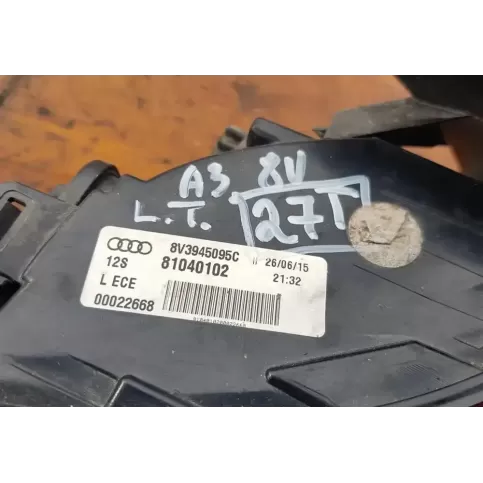 8V3945095C фара задняя Audi A3 S3 8V 2015