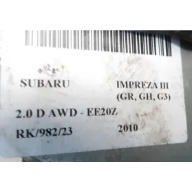 13220024 фара задняя Subaru Impreza III 2010