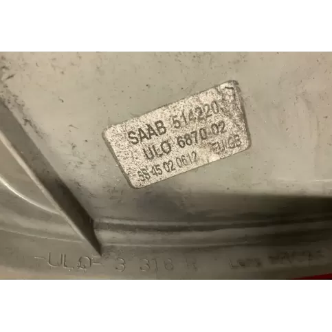 5545020612 фара задня Saab 9-5 2004