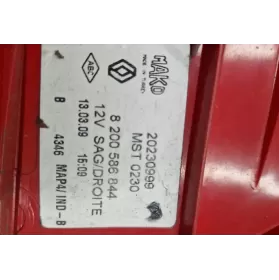 MST0230 фара задняя Renault Clio III 2011