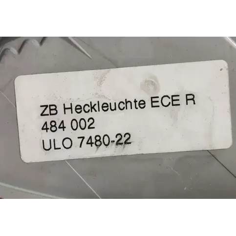 ULO748022 фара задняя Audi A4 S4 B7 8E 8H 2007