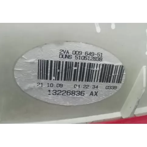 13226836AX фара задняя Opel Insignia A 2008