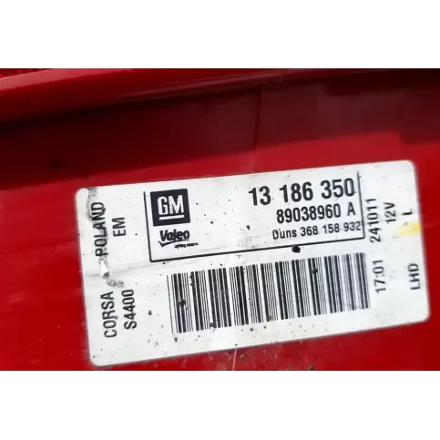 138367 фара задняя Opel Corsa D 2006
