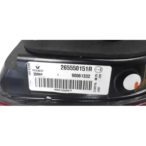 265550151R фара задня Renault Kadjar 2015