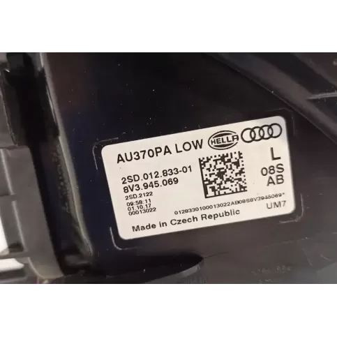 8V3945069 фара задняя Audi A3 S3 8V 2015