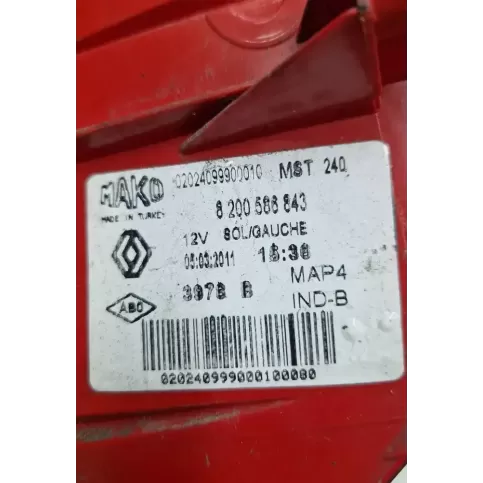 02024099900010 фара задняя Renault Clio III 2011
