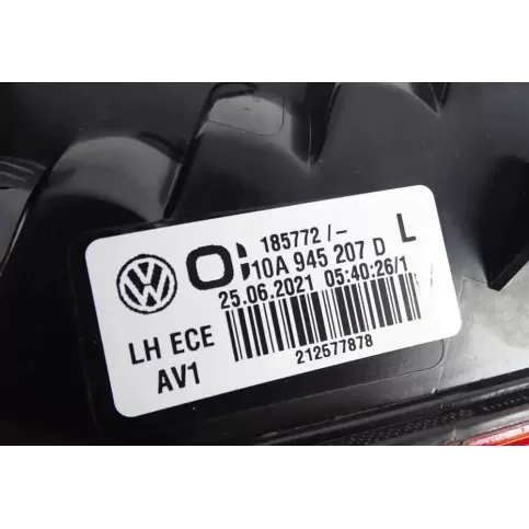 10A945207D фара задняя Volkswagen ID.3 2020