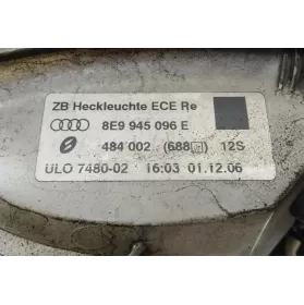 48400212S фара задня Audi A4 S4 B6 8E 8H 2000