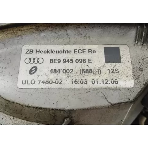 48400212S фара задня Audi A4 S4 B6 8E 8H 2000