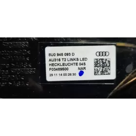 F03489500 фара задняя Audi Q3 8U 2015