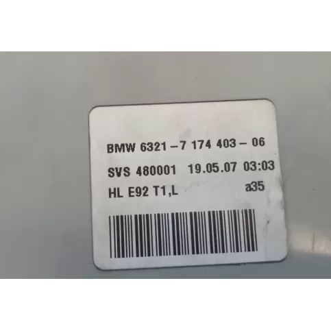 HLE92T1L фара задняя BMW 3 E92 E93 2009