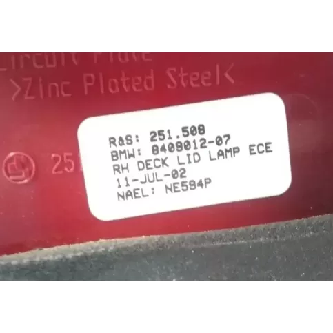 840901207 фара задняя BMW X5 E53 2000
