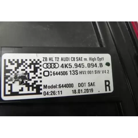 4K5945094A фара задня Audi A6 S6 C8 4K 2019