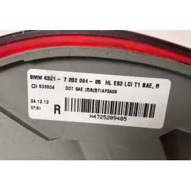 6321725209405 фара задня BMW 3 E92 E93 2012