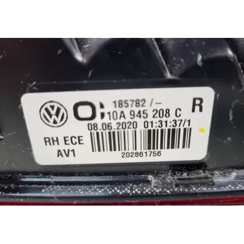 10A945208C фара задняя Volkswagen ID.3 2020