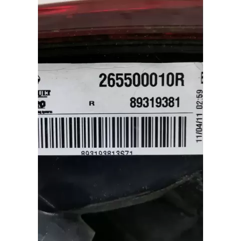 11B70001T1 фара задняя Renault Master III 2015