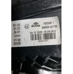265551677R фара задняя Renault Twingo III 2020