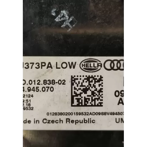 2SD01283802 фара задня Audi A3 S3 8V 2017