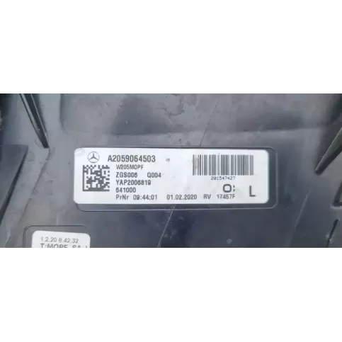 A2059064503 фара задняя Mercedes-Benz C W205 2015