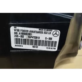 ZGS002 фара задняя Mercedes-Benz ML W166 2012
