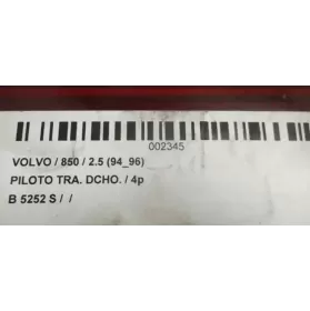 6808839 фара задняя Volvo 850 1991