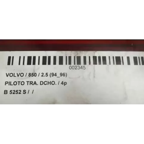 6808839 фара задняя Volvo 850 1991
