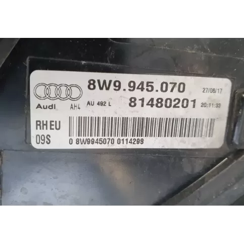 81480201 фара задня Audi A4 S4 B9 2016