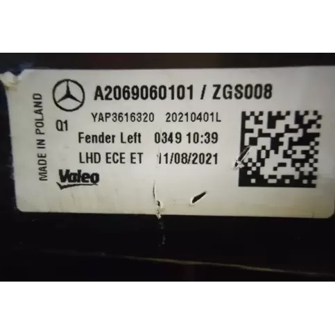 A2069060101 фара задняя Mercedes-Benz C W206 2021